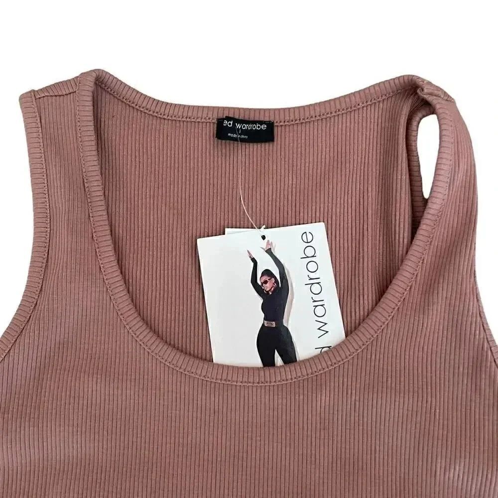 Naked Wardrobe Tank U Next Snatched Crop Lightweight SZ L #1660 - Picture 4 of 12